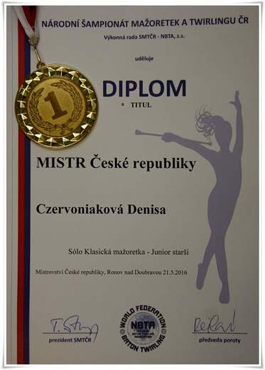 Denisa - solo /Mistr ČR 2016