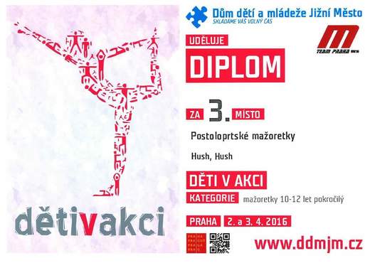 PM děti - Jarní pohár 2016 - 3.místo